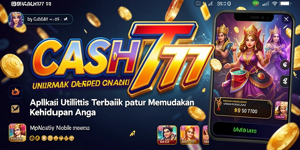 Tampilan gameplay aplikasi CASH777 yang memudahkan manajemen harian.