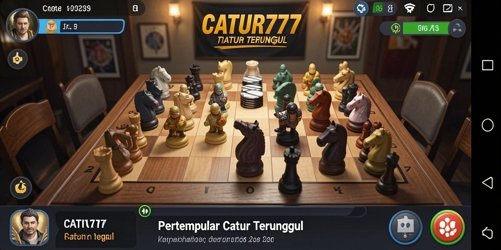 Gameplay dinamis dan menegangkan di CATUR777 Battle Royale.