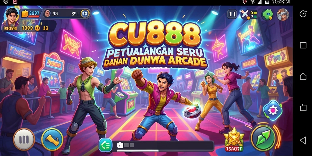 Tampilan gameplay seru dan menantang di CU888.