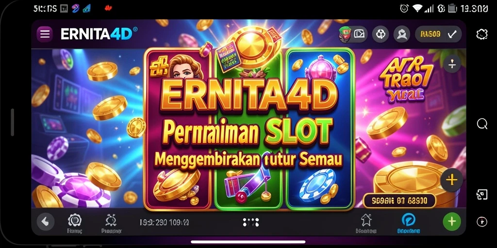 Tangkapan layar ERNITA4D menampilkan gameplay Slot yang seru.