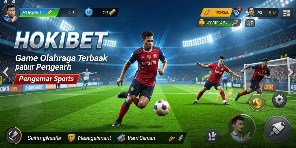 Gameplay HOKIBET menunjukkan statistik real-time dan hasil pertandingan.