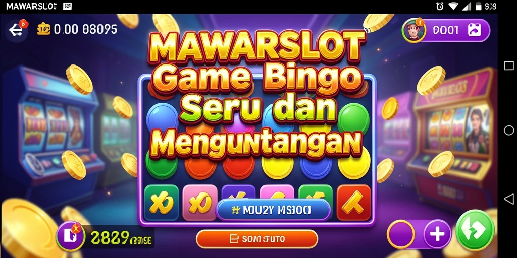 Tampilan gameplay seru dalam MAWARSLOT yang penuh warna.