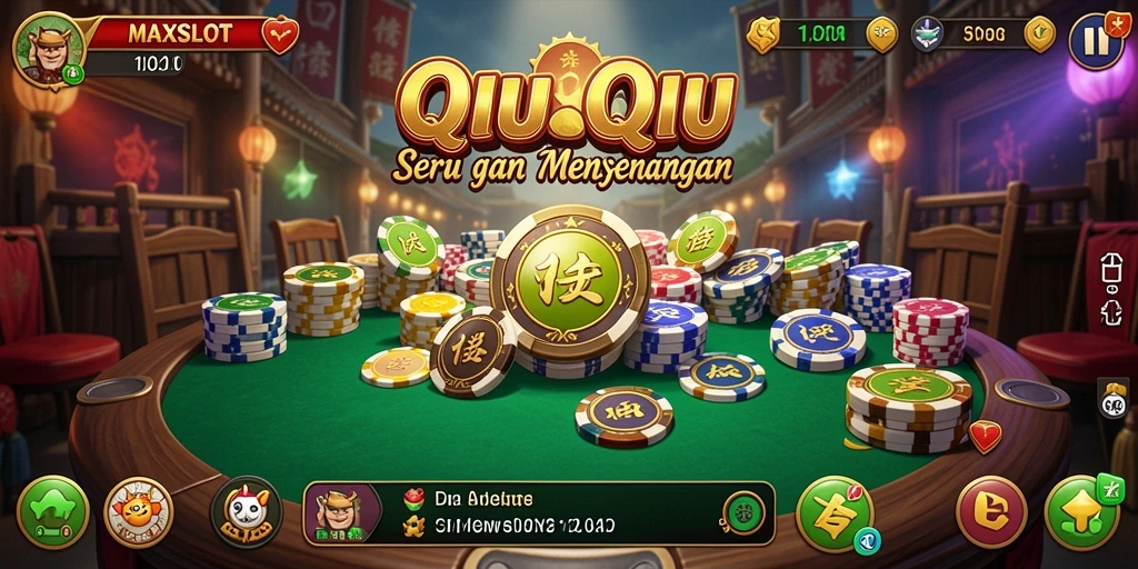 Gameplay seru MAXSLOT dalam permainan QiuQiu.