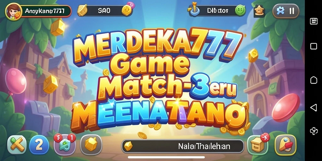 Penampilan gameplay MERDEKA777 yang seru dan penuh warna.