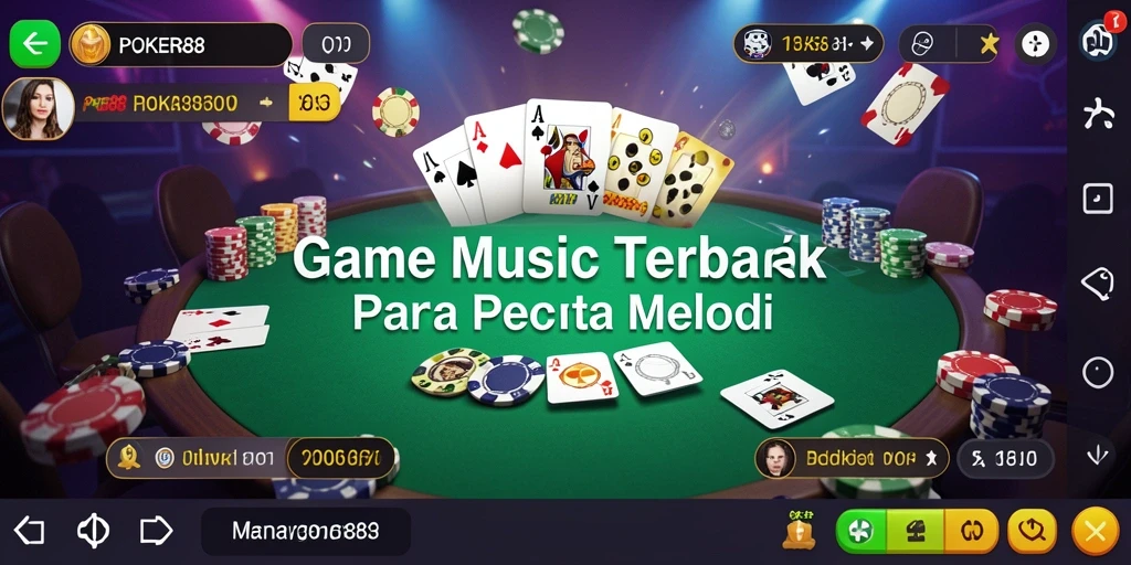 Tampilan gameplay POKER88 yang penuh warna dan menarik.