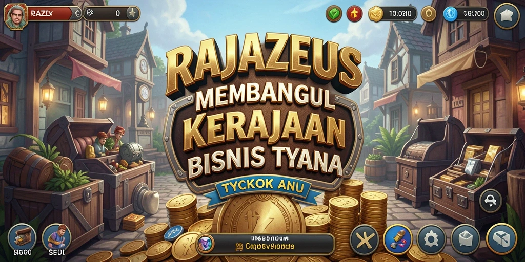 Tampilan gameplay RAJAZEUS yang memukau dan adiktif.