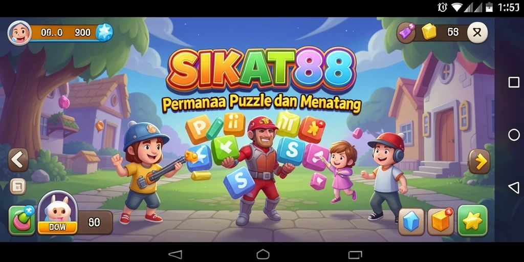 Screenshot gameplay SIKAT88 menampilkan tantangan Puzzle yang seru.