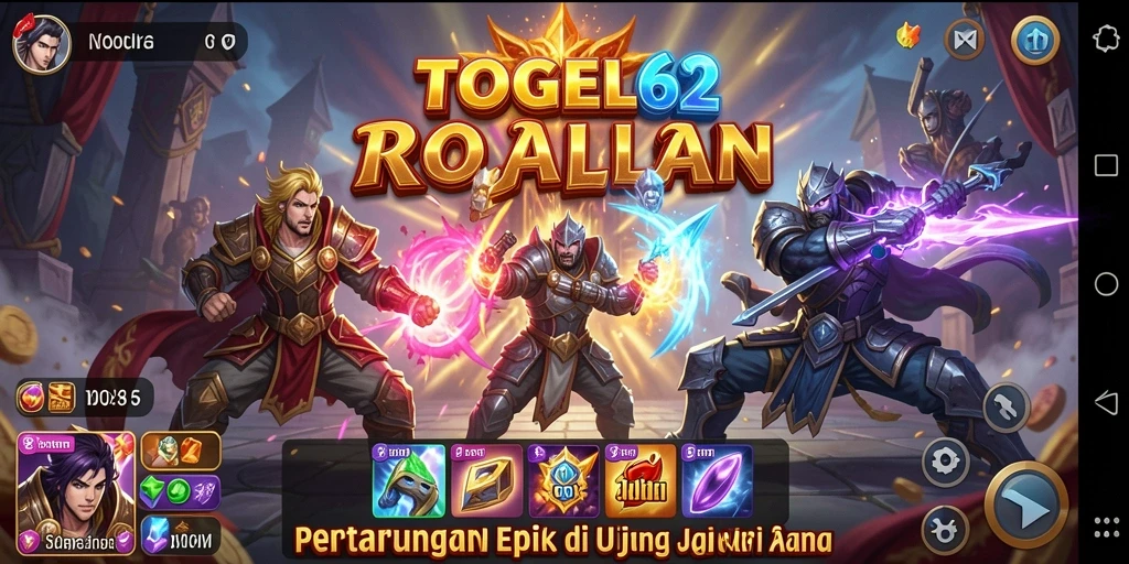 Tampilan gameplay epik dalam battle royale yang mendebarkan.